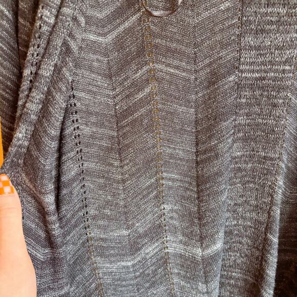 Apt. 9 Marled Gray Open-Front Cardigan 🩶 - Picture 6 of 6